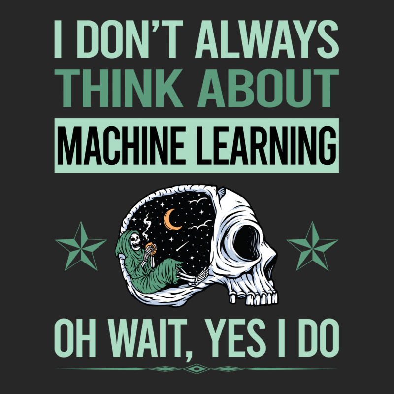 Funny Skeleton Yes I Do Machine Learning Men's T-shirt Pajama Set | Artistshot