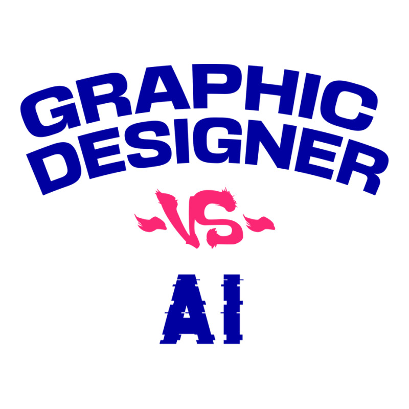 Graphic Designer Vs Ai V-neck Tee | Artistshot