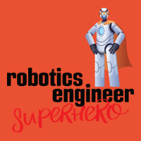 Robotics Engineer Superhero Cartoon Ladies Fitted T-shirt | Artistshot