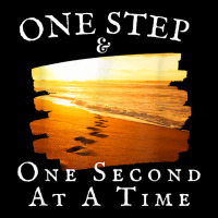 One Step And One Second At A Time   Faith In God T Shirt Baby Bibs | Artistshot