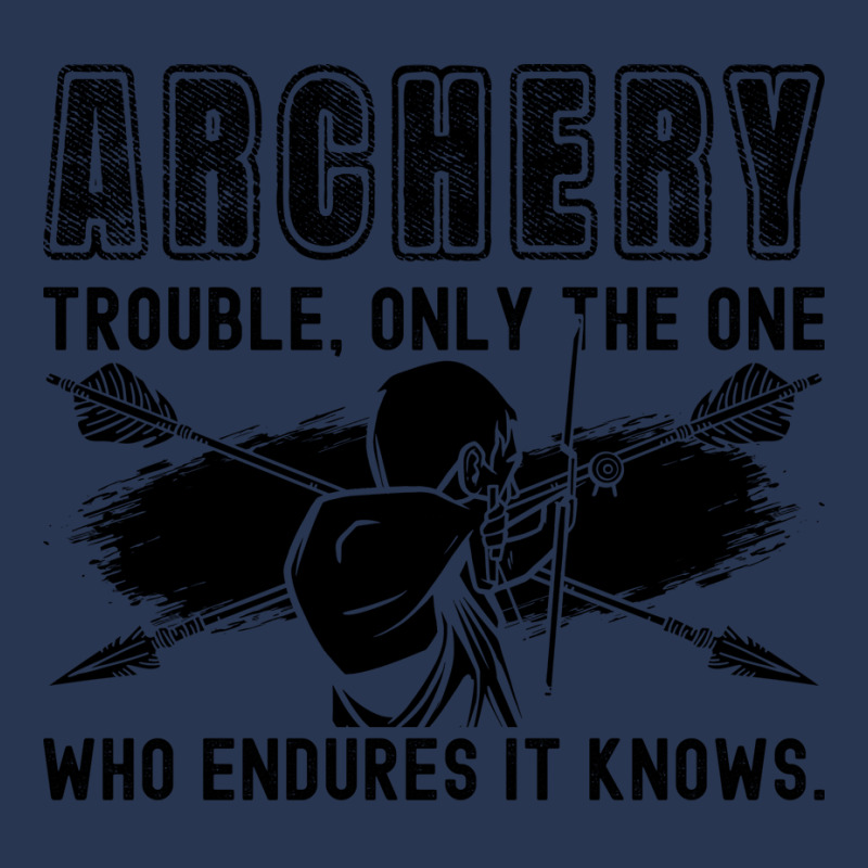 Archery Trouble Only The Bo Shooting Arrow Archer Travel Men Denim Jacket | Artistshot