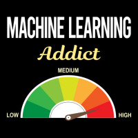 Funny Addict Machine Learning Cropped Hoodie | Artistshot