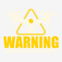 Warning Loves To Talk About Drones Flying Aircraft Robotics Drawstring Bags | Artistshot