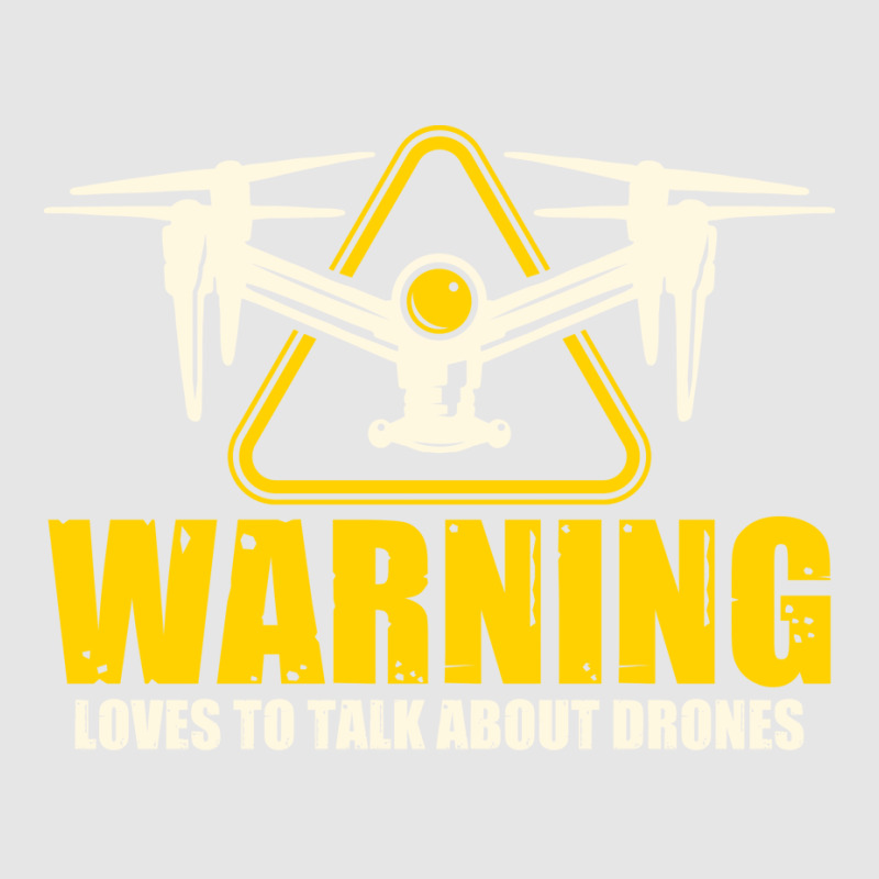 Warning Loves To Talk About Drones Flying Aircraft Robotics Full-length Apron | Artistshot