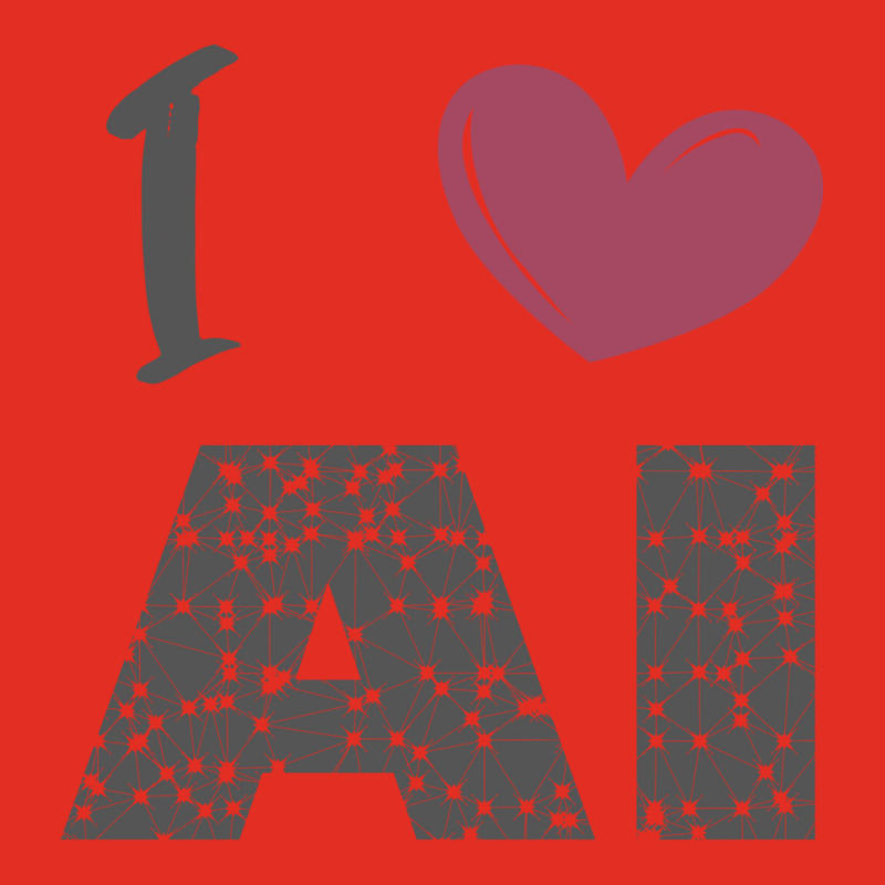 I Love Ai (4) Graphic T-shirt | Artistshot