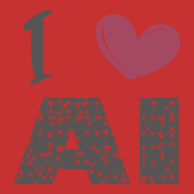 I Love Ai (4) V-neck Tee | Artistshot