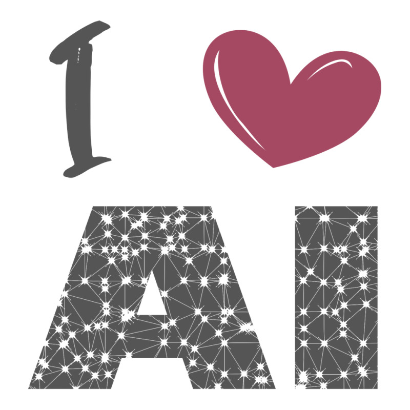 I Love Ai (4) Men's T-shirt Pajama Set | Artistshot