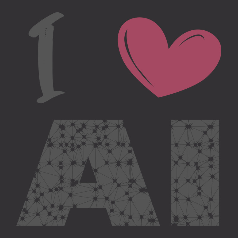 I Love Ai (4) Vintage Hoodie | Artistshot