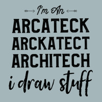 Architects Funny Saying Im An Arcateck Arckatect Architech I Draw Stuf Unisex Sherpa-lined Denim Jacket | Artistshot