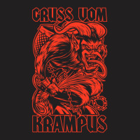 Krampus Red T-shirt | Artistshot