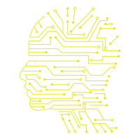 Ai. Artificial Intelligence Electrical Circuit Robot Head Sticker | Artistshot