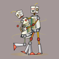 Robot Love Valentine Vintage Hoodie | Artistshot