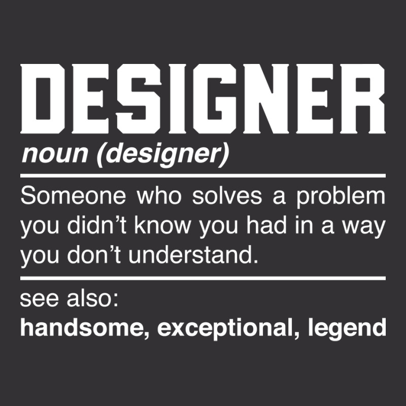 Designer Definition Design Planner Deviser Architect Noun Vintage Hoodie | Artistshot