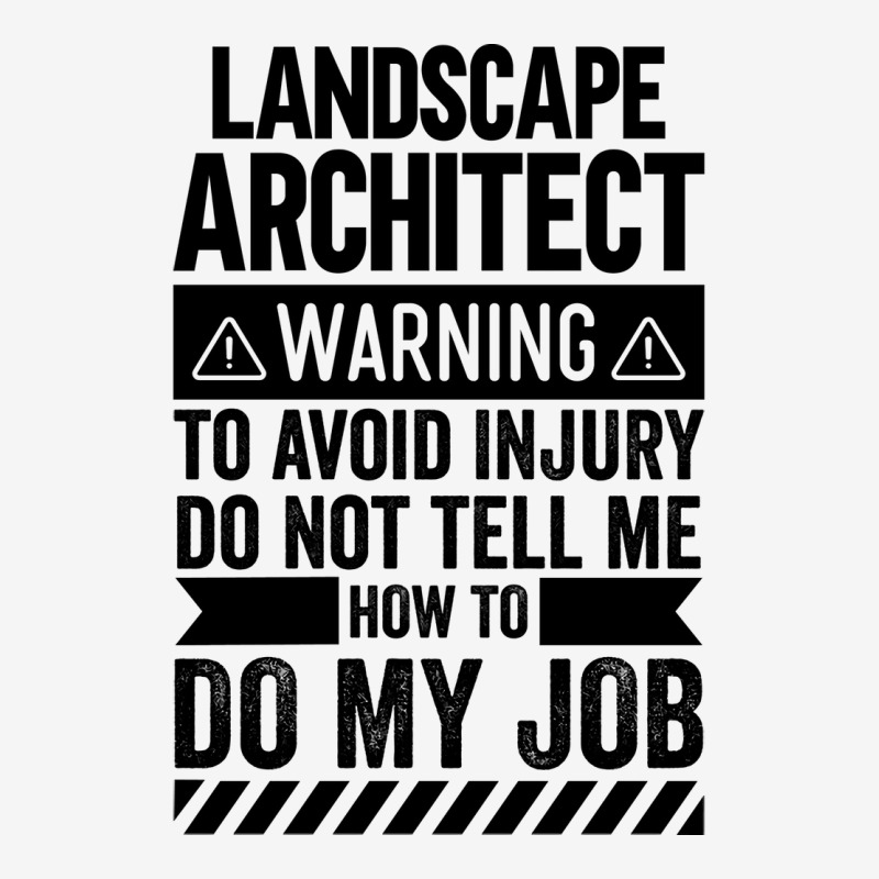 Landscape Architect Warning Vintage Adjustable Cap | Artistshot