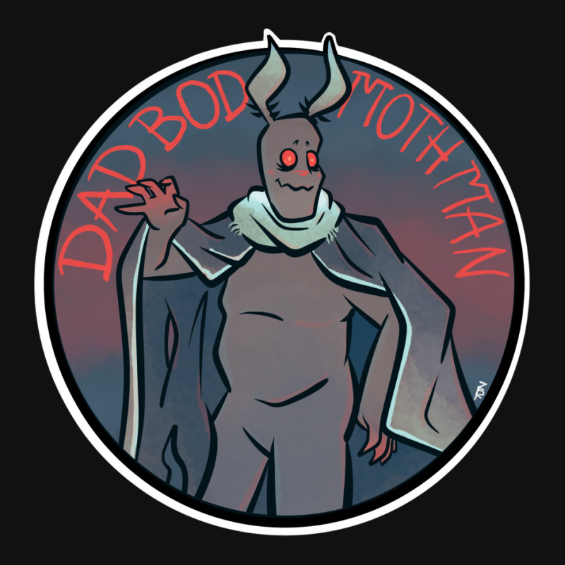 Dad Bod Mothman Graphic T-shirt by zakerincute9 | Artistshot