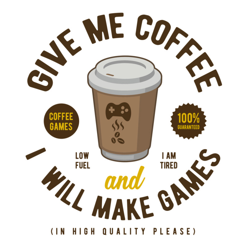 Game Developer Give Me Coffee V-Neck Tee by cordtssantunw | Artistshot