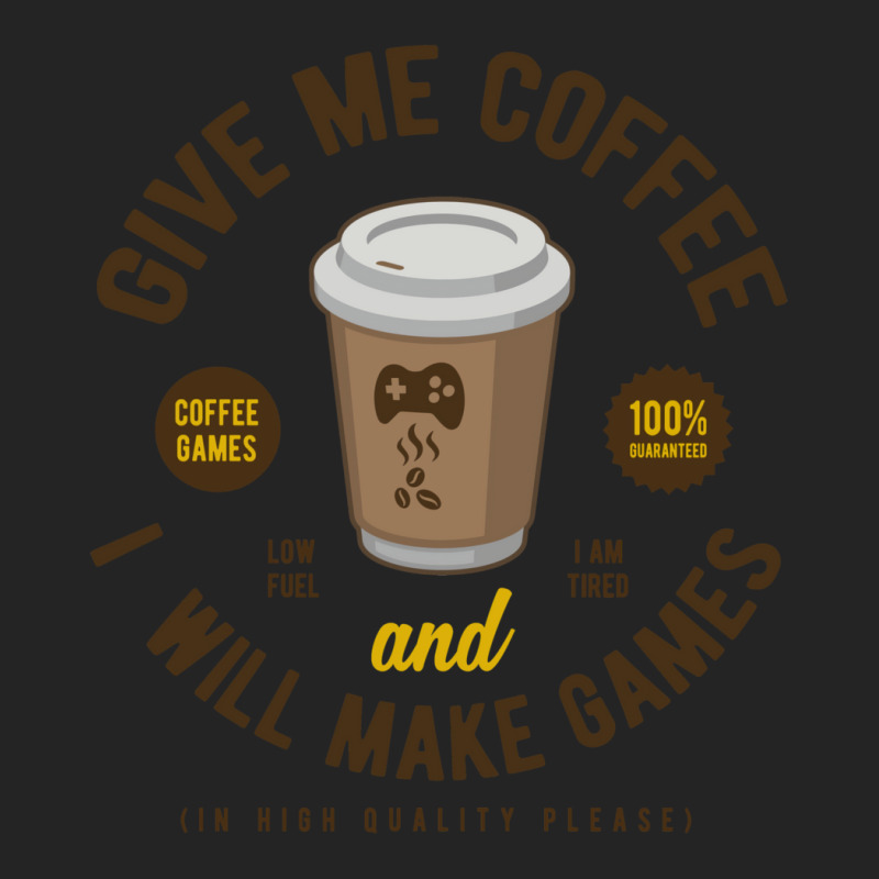 Game Developer Give Me Coffee 3/4 Sleeve Shirt by cordtssantunw | Artistshot