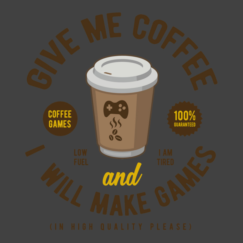 Game Developer Give Me Coffee Vintage T-Shirt by cordtssantunw | Artistshot