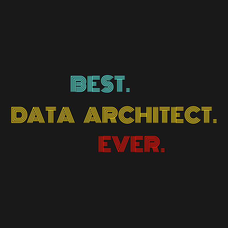 Best Data Architect Ever With Vintage Retro Font Flannel Shirt | Artistshot