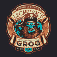 Lechuck's Grog   Craft Beer   Monkey Island   Vintage Video Game Unisex Sherpa-lined Denim Jacket | Artistshot