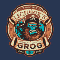 Lechuck's Grog   Craft Beer   Monkey Island   Vintage Video Game Ladies Denim Jacket | Artistshot