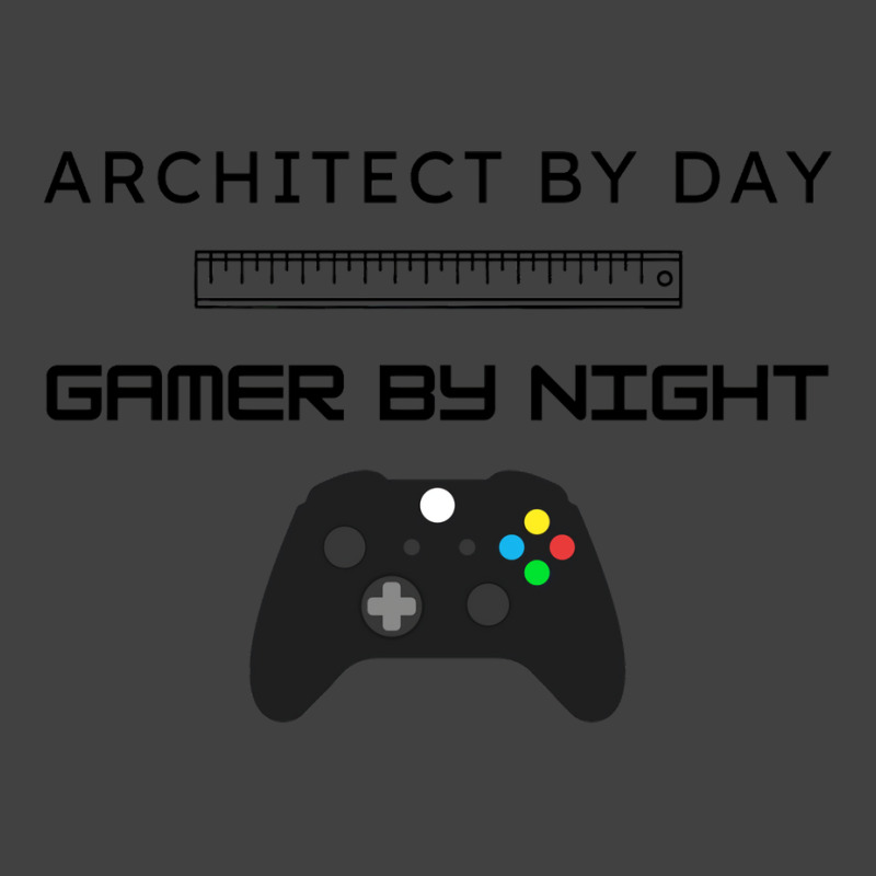 Architect By Day Gamer By Night Red Vintage T-shirt | Artistshot