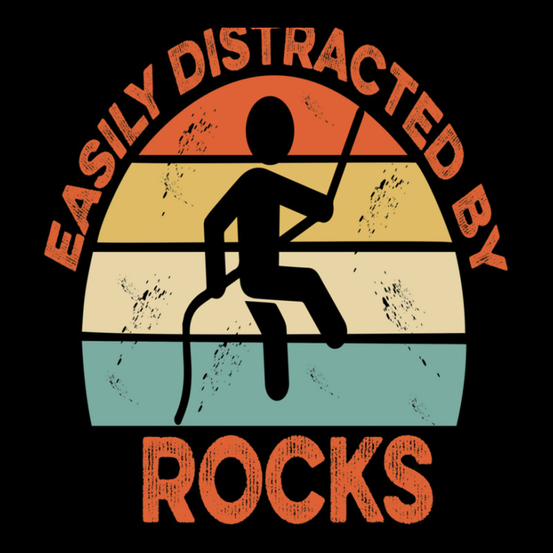 Easily Distracted By Rocks T-shirt Big Wall Fans And Geologists Men's Long Sleeve Pajama Set by ChristineErevelles | Artistshot