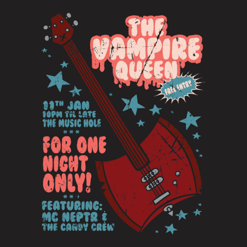  l'affiche De La Musique De La Reine Des Vampires  Par Toastmonsters T-shirt | Artistshot