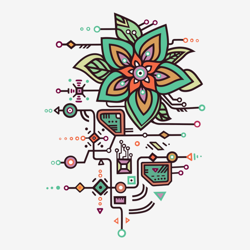 Flower Algorithm Camper Cup | Artistshot