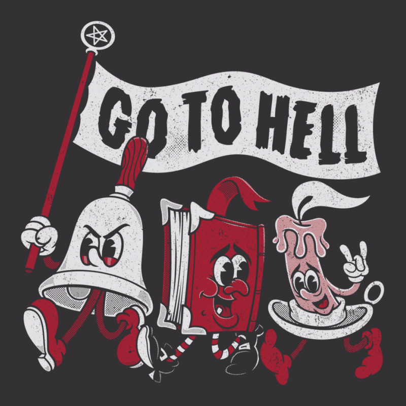 Go To Hell   Vintage Distressed Creepy Cute Goth Cartoon   Exorcise Vintage Short | Artistshot