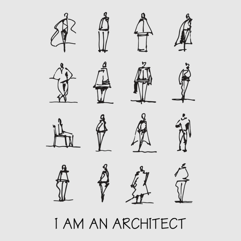 I Am An Architect People Sketches Black Green Hoodie & Jogger Set | Artistshot