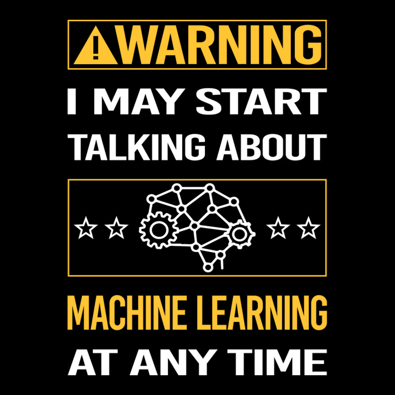 Funny Yellow Warning Machine Learning Men's 3/4 Sleeve Pajama Set | Artistshot