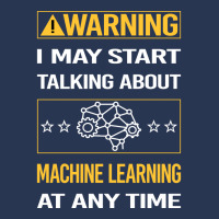 Funny Yellow Warning Machine Learning Men Denim Jacket | Artistshot