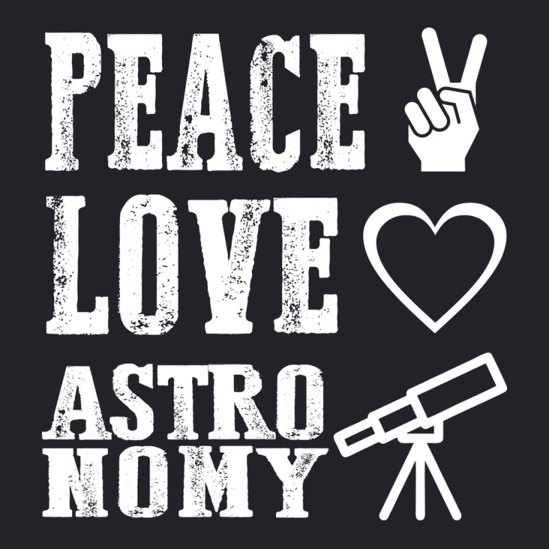 Peace Love Astronomy Stars Unisex Sherpa-lined Denim Jacket | Artistshot