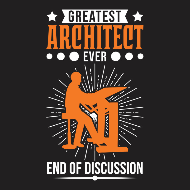 Greatest Architect Ever Red T-shirt | Artistshot