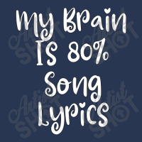 My Brain Is 80% Song Lyrics Men Denim Jacket | Artistshot