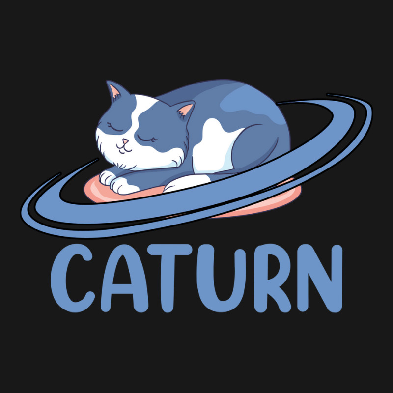 Caturn Sleeping Cat On Planet Saturn Astronomy Flannel Shirt | Artistshot