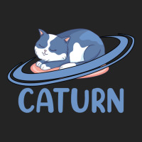 Caturn Sleeping Cat On Planet Saturn Astronomy 3/4 Sleeve Shirt | Artistshot