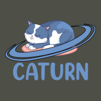 Caturn Sleeping Cat On Planet Saturn Astronomy Fleece Short | Artistshot