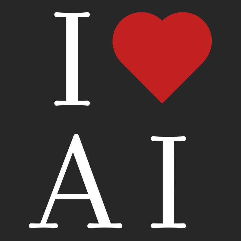 I Love Ai Men's T-shirt Pajama Set | Artistshot