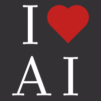 I Love Ai Vintage Hoodie | Artistshot