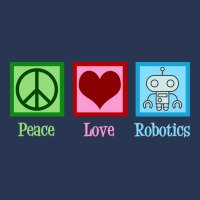 Peace Love Robotics Men Denim Jacket | Artistshot