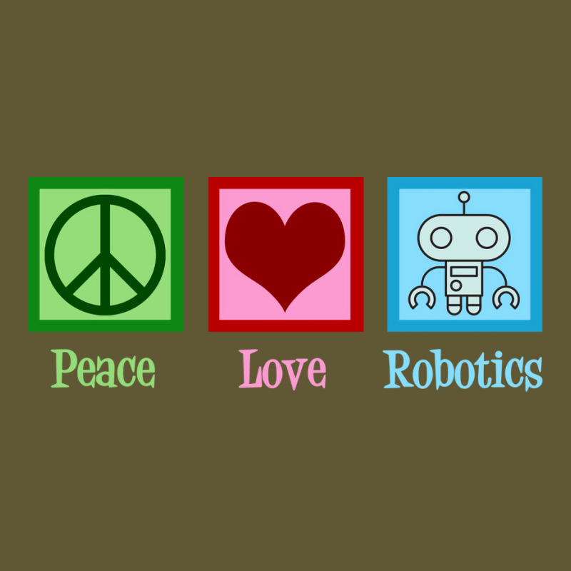 Peace Love Robotics Vintage Short | Artistshot