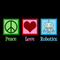 Peace Love Robotics Lightweight Hoodie | Artistshot