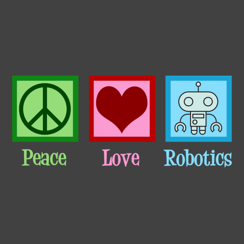 Peace Love Robotics Vintage T-shirt | Artistshot