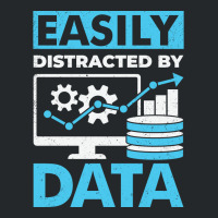 Easily Distracted By Data Boy Crewneck Sweatshirt | Artistshot