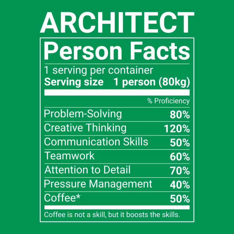 Funny Architect Person Facts White Text Cute Classic T-shirt | Artistshot