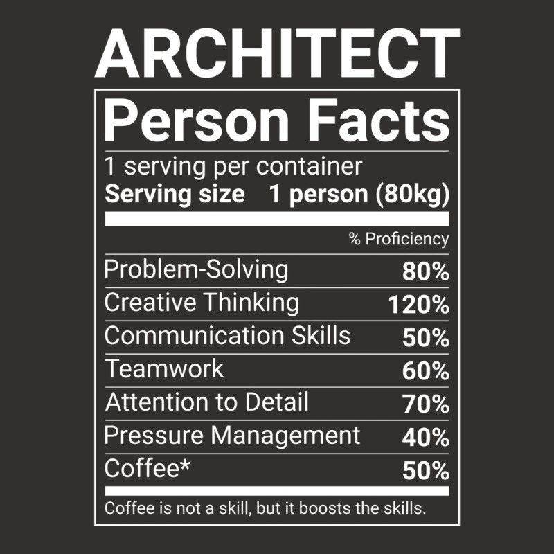 Funny Architect Person Facts White Text Cute Champion Hoodie | Artistshot