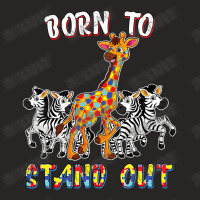 Autism Awareness Born To Stand Out Ladies Fitted T-shirt | Artistshot