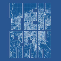 Tehran Iran City Map Typography Blueprint T-shirt | Artistshot